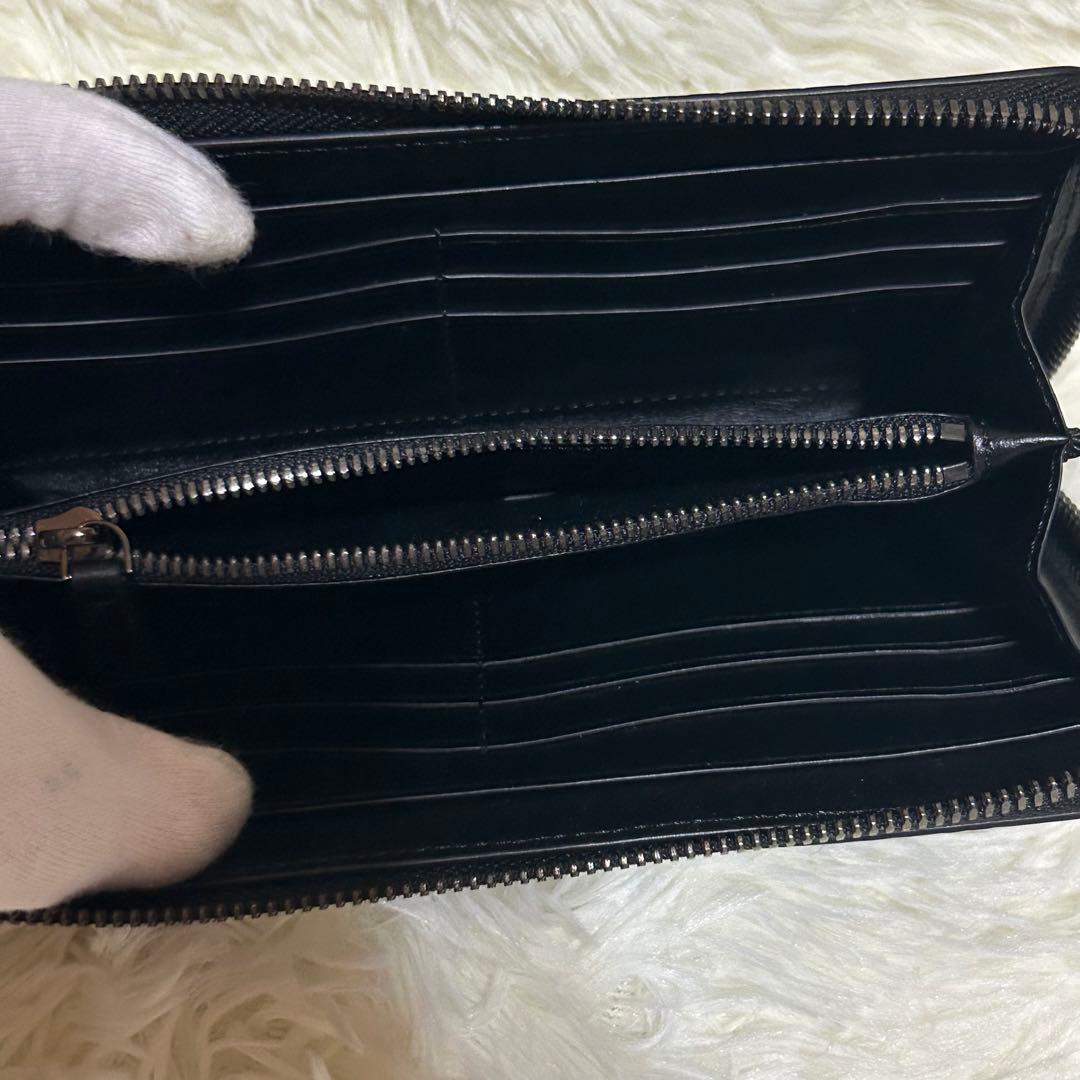 【希少】定価23万 限定品　UABONI ラウンド メンズ　長財布 EU製 本革