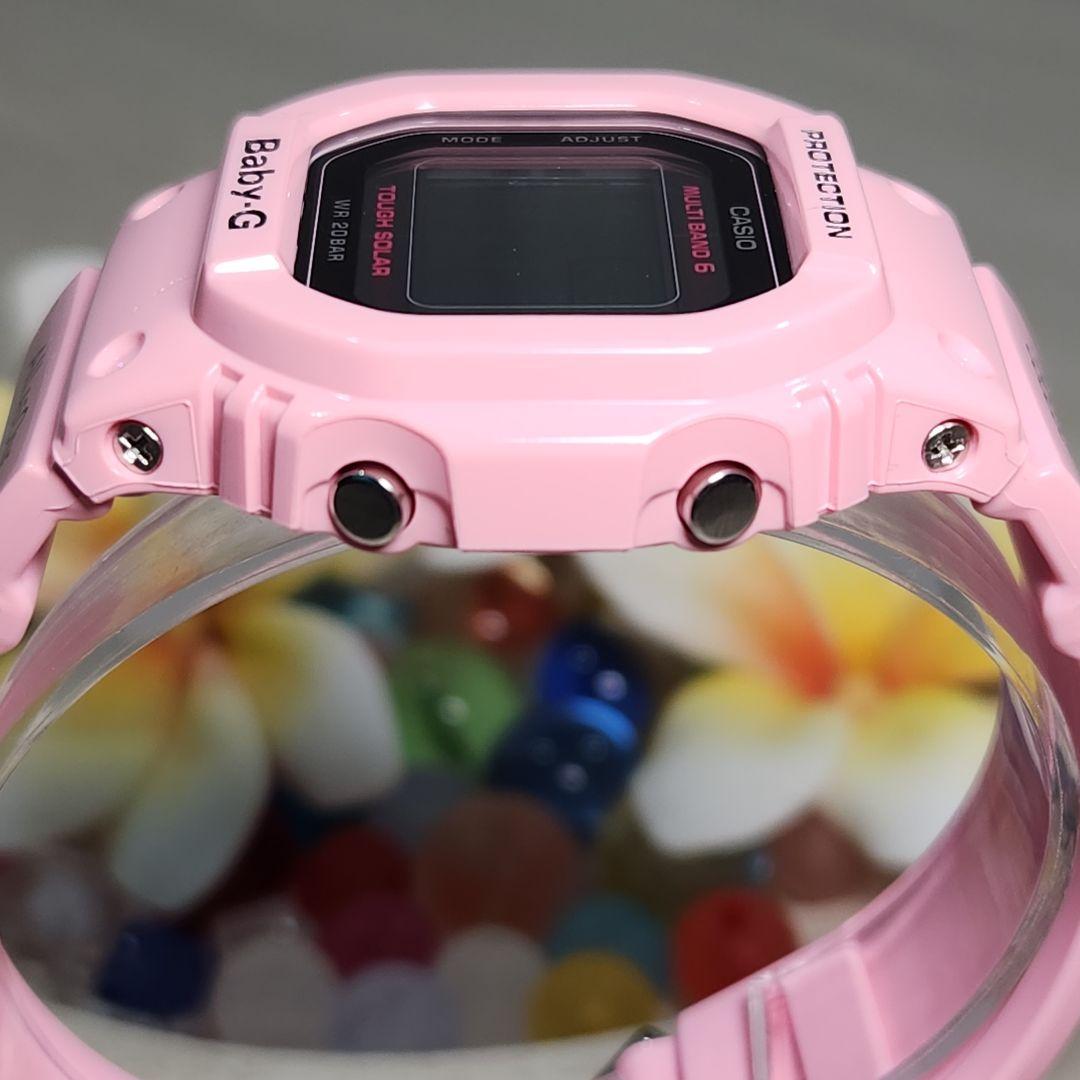 美品 電波ソーラー 腕時計 カシオ ベビーg BABY-G イルクジ B391