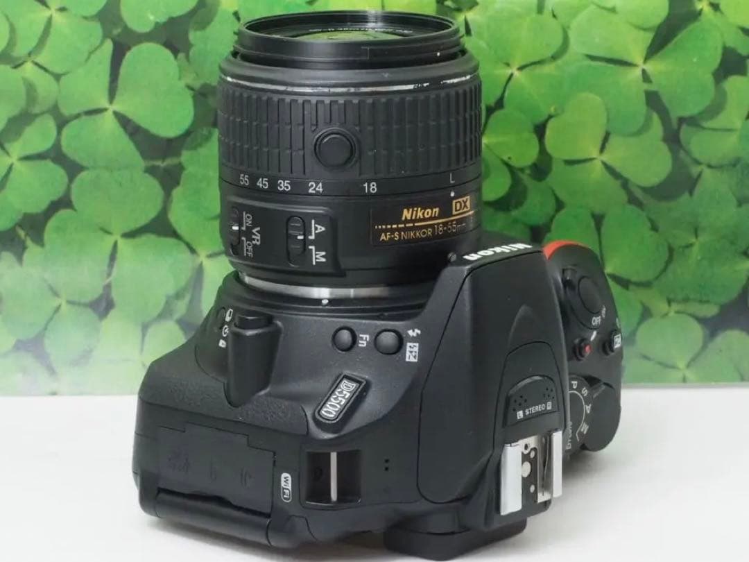 【美品】Wifi搭載❤️自撮りOK ニコンD5500 2416万画素 標準レンズ