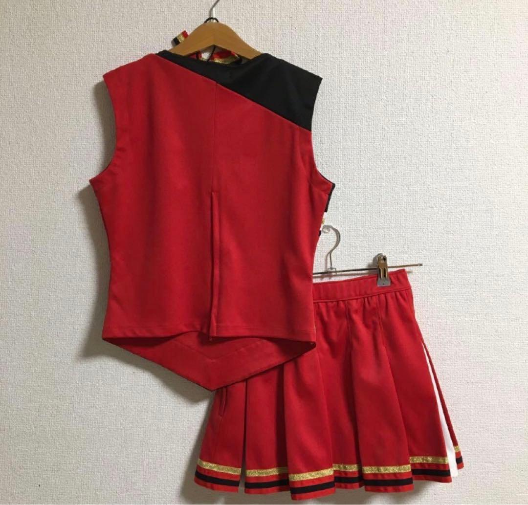チアリーディングウェア セット 大学　L M リボン インナー アンスコ