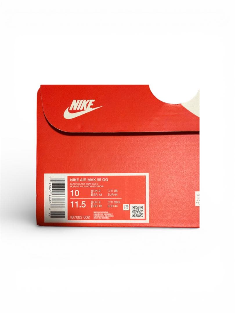 靴 Nike Air Max 95 OG \"Black/Buff Gold\"