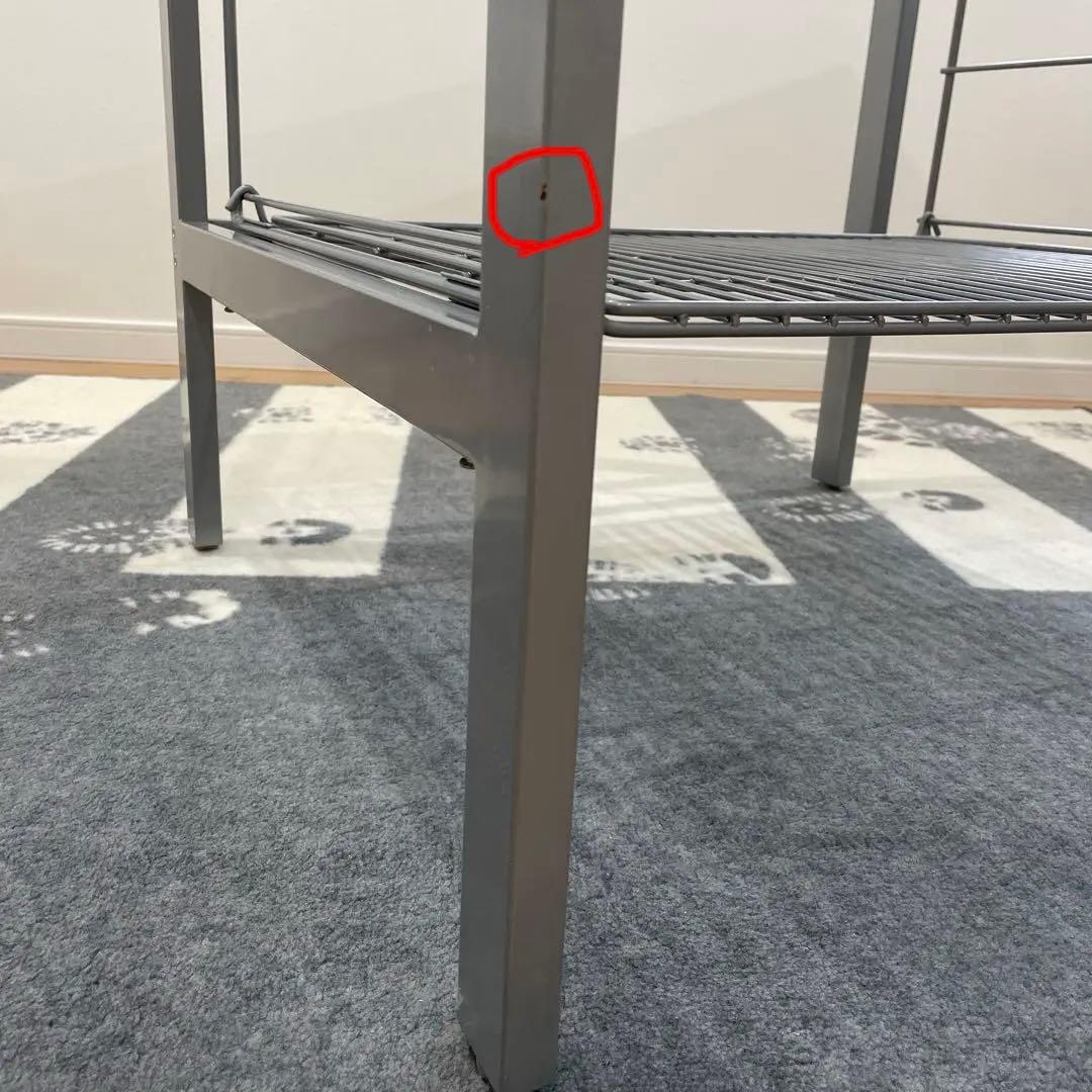 IKEA UDDEN ステンレス製2段キッチンラック