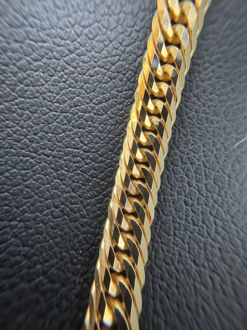 【中古】K18喜平ネックレス (12面カットトリプル) 45cm/18.2g