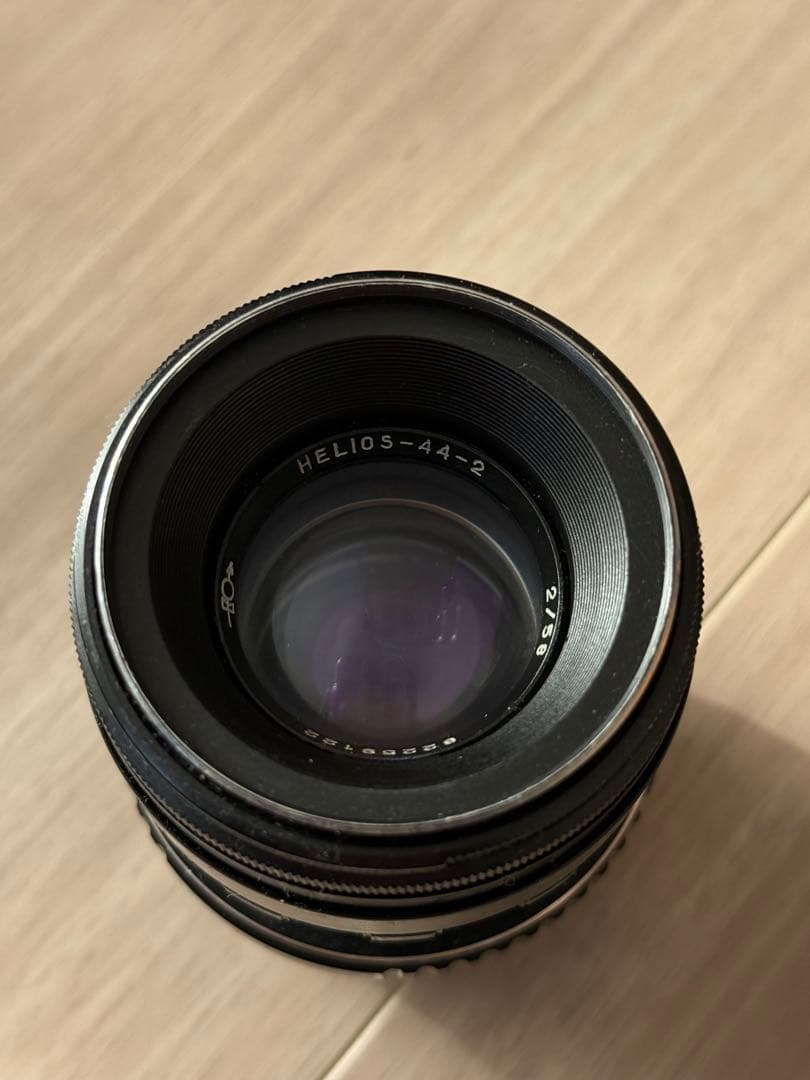 HELIOS 44M 58mm f2　M42→Xマウントアダプタ付き