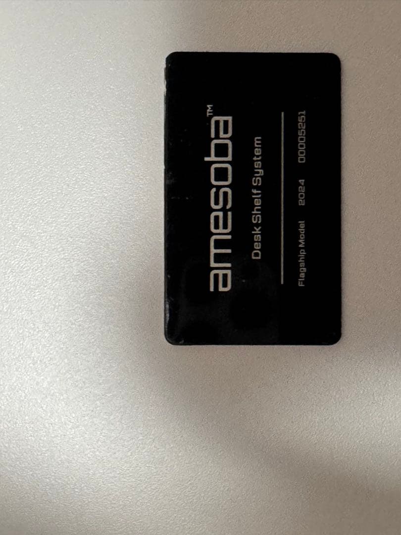 amesoba デスクシェルフ MASSIRO ホワイト