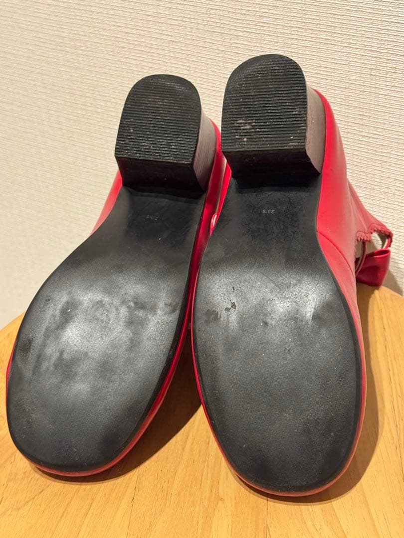 ルルゲッタ　leur getter3連リボンストラップシューズ