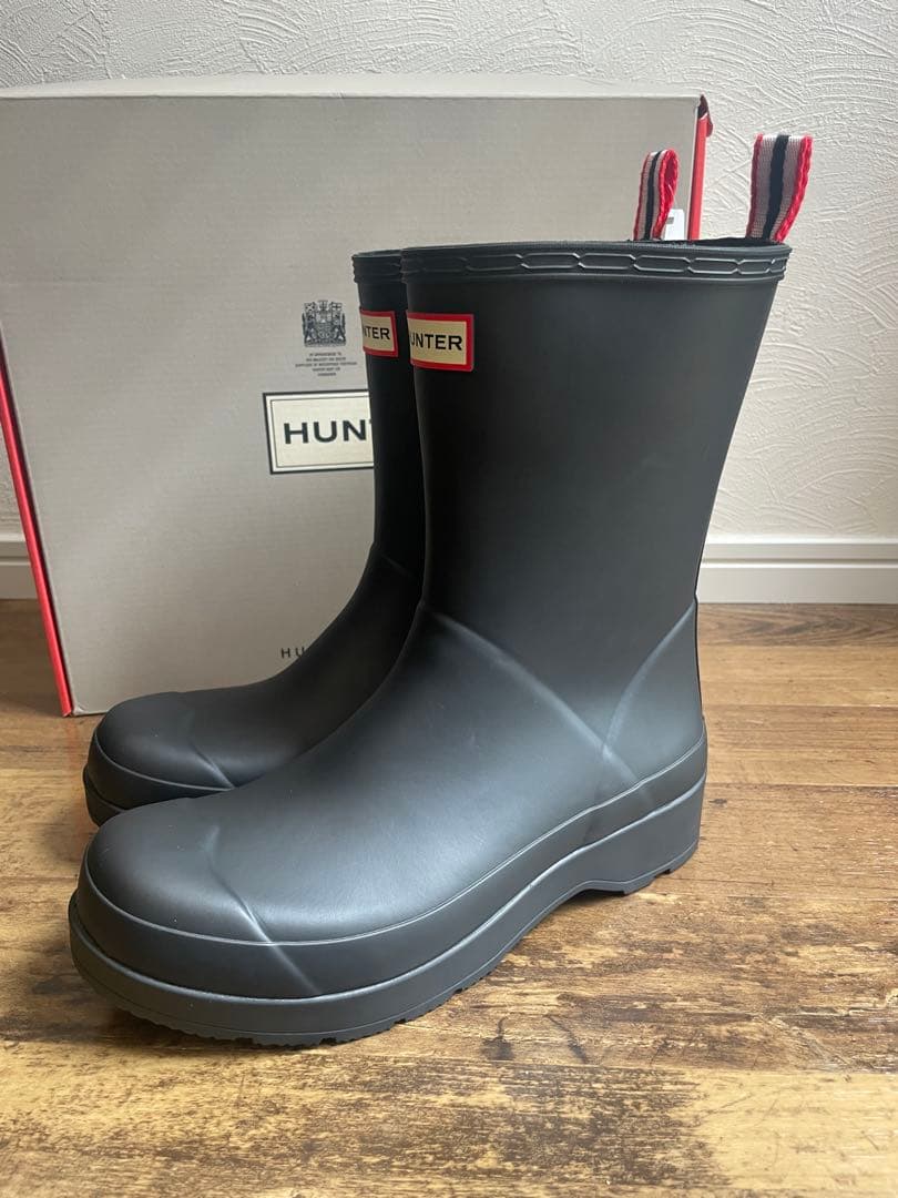 HUNTER ブラック レインブーツ 長靴