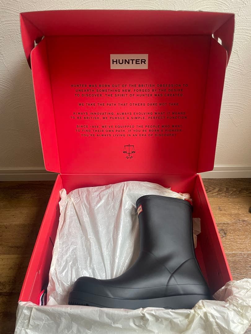 HUNTER ブラック レインブーツ 長靴