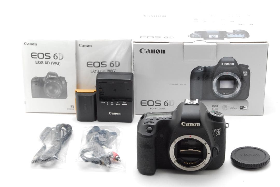 美品✨キャノン EOS 6D ボディ❤️フルサイズセンサー搭載モデル！