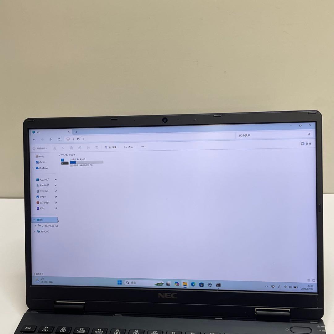 Windowsノート本体 NEC VersaPro VC-9 i5-1130G7 8GB SSD256GB