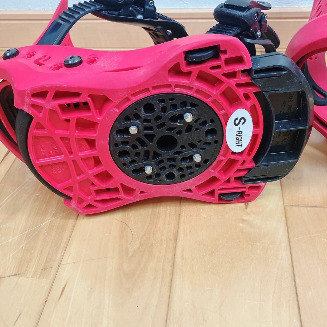 FLUX PR スノーボードビンディング レッド/ブラック