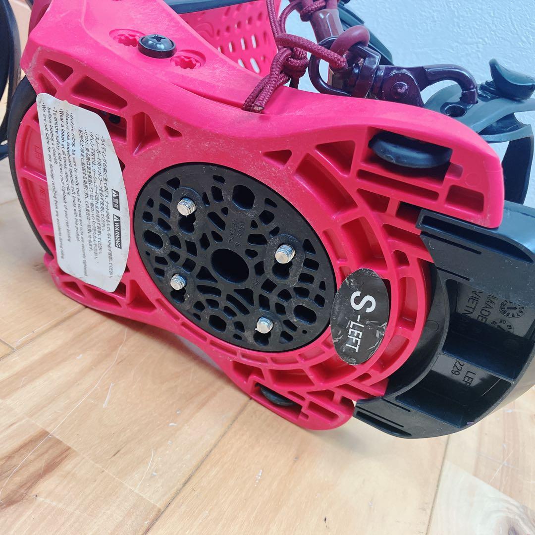 FLUX PR スノーボードビンディング レッド/ブラック