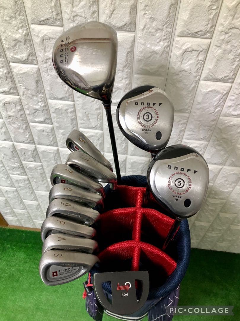 初心者おすすめ☆メンズ ゴルフクラブセット☆オノフ ☆キャディバッグ付