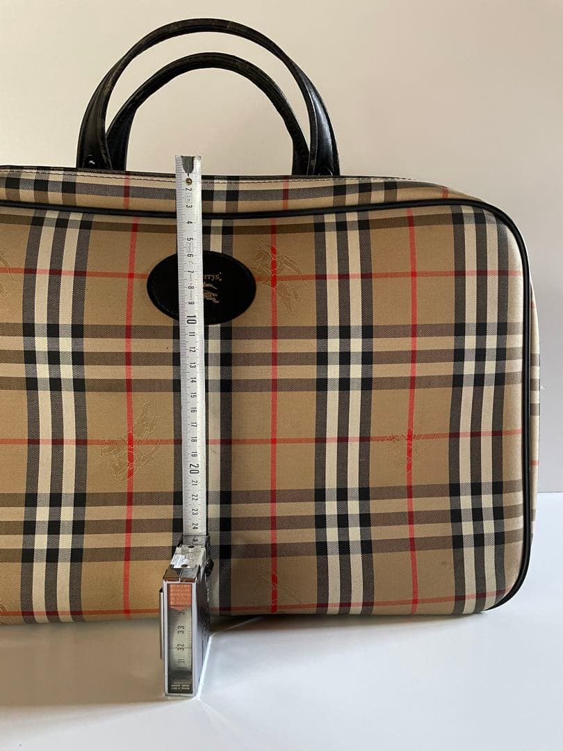 ビンテージ【BURBERRY】バーバリーボストンバッグ