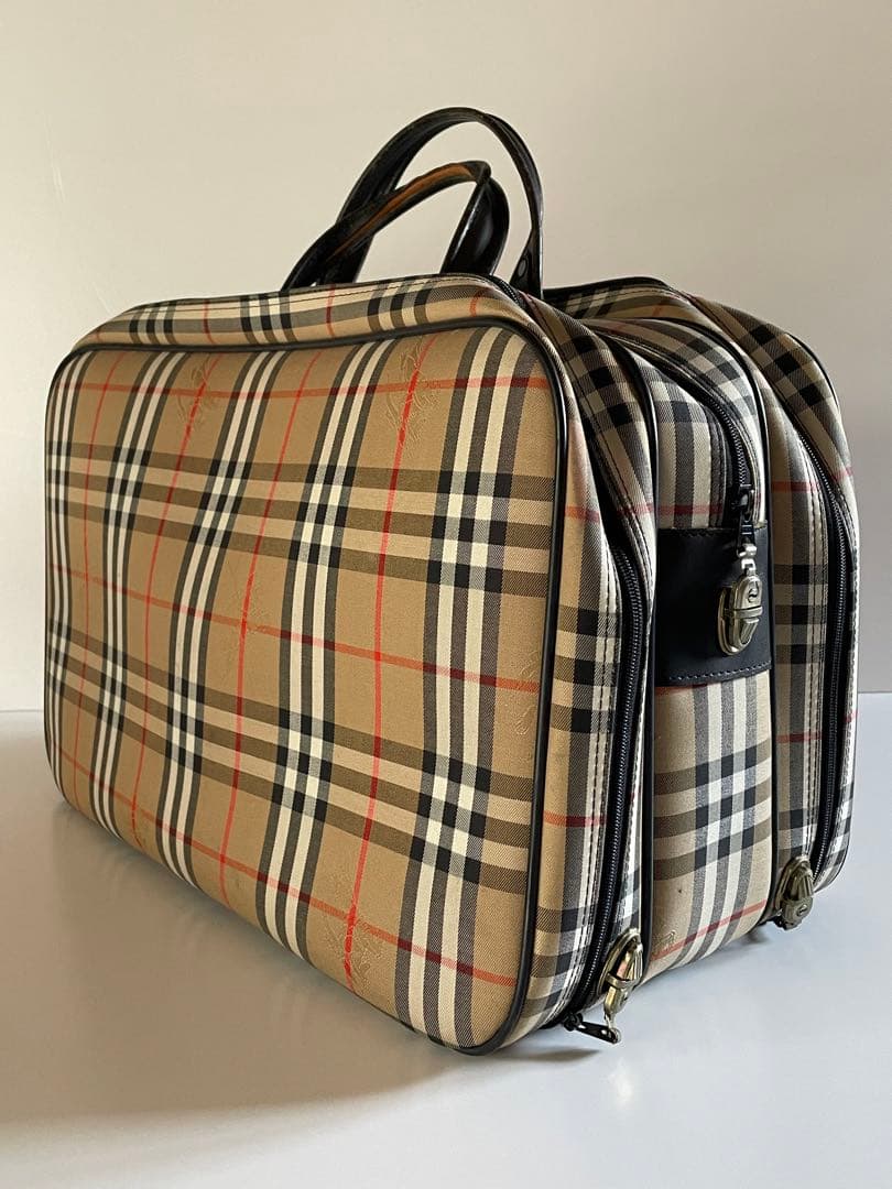 ビンテージ【BURBERRY】バーバリーボストンバッグ