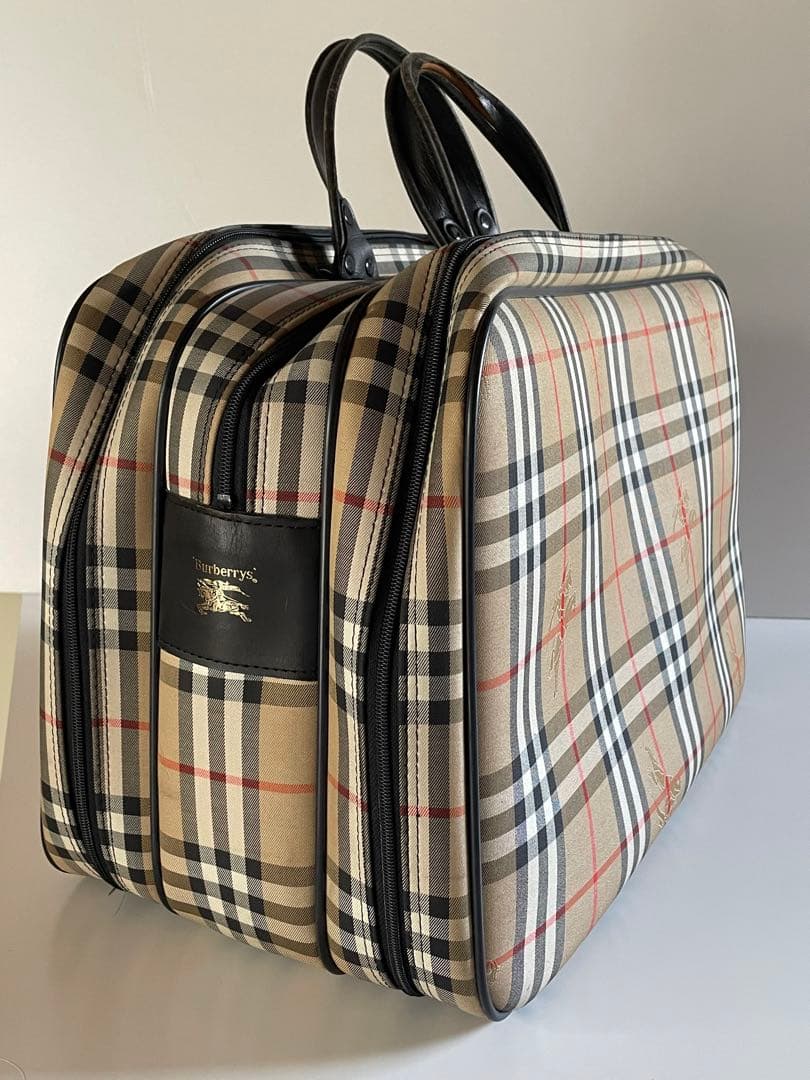 ビンテージ【BURBERRY】バーバリーボストンバッグ