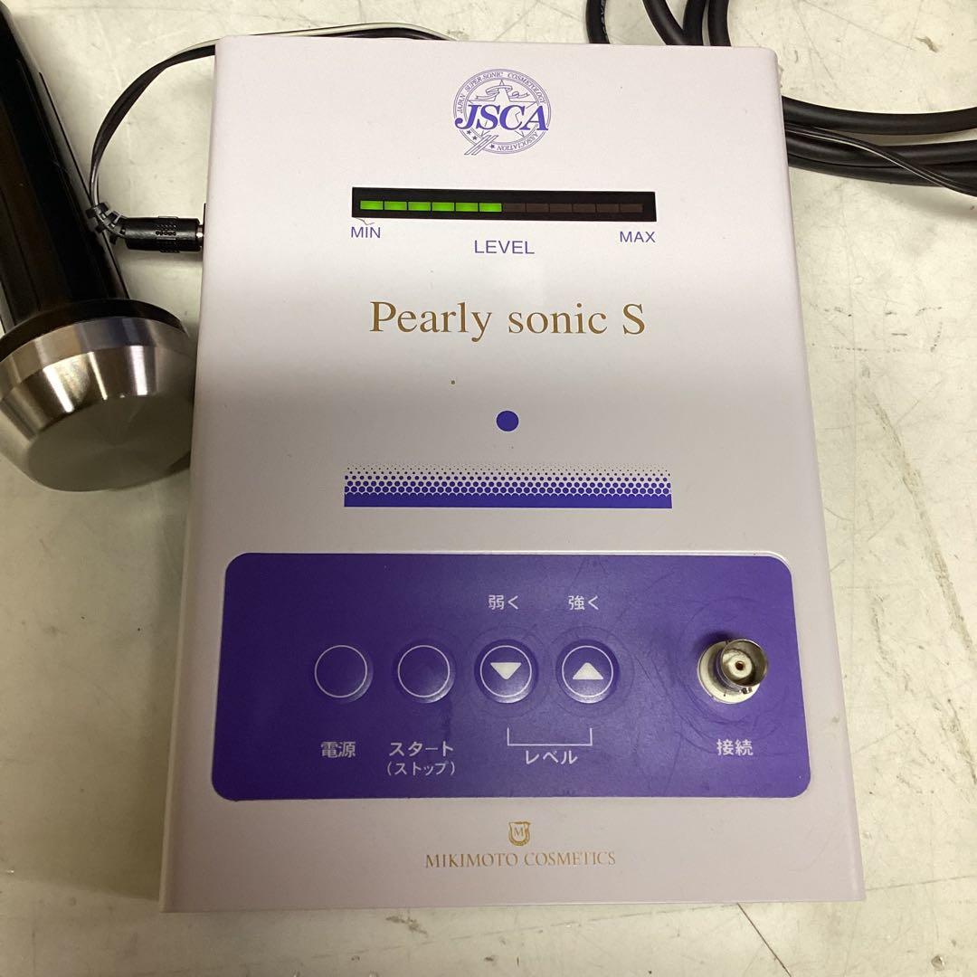 御木本製薬　Pearly sonic S 超音波美顔器　HSJ-04P（K81）