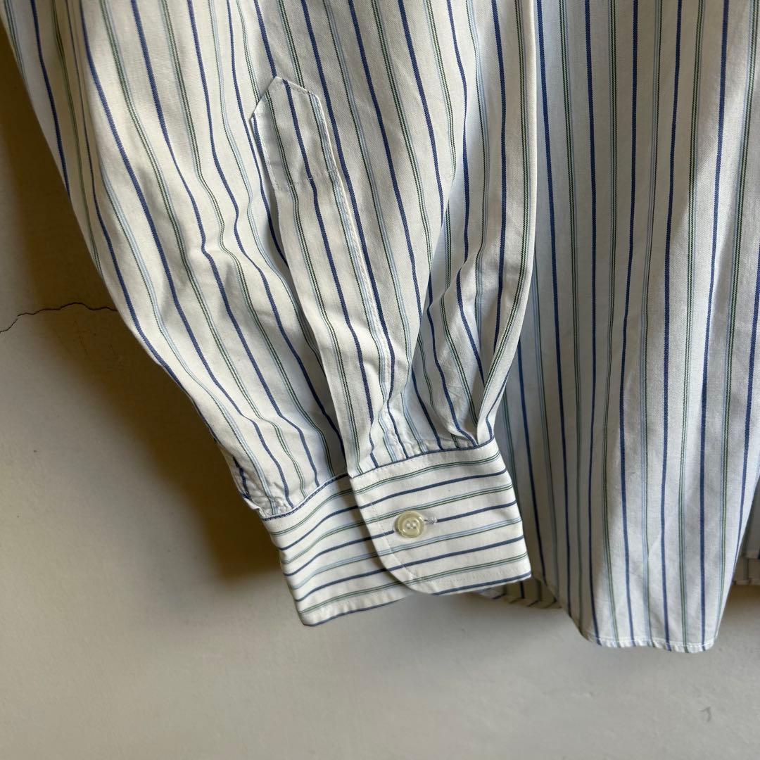 UK製 MARKS&SPENCER ストライプシャツ St.Michael