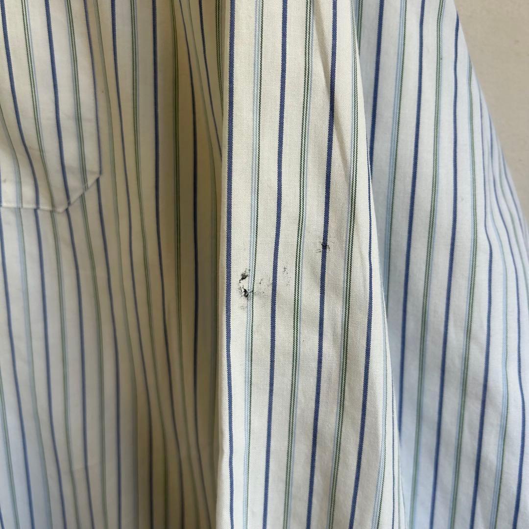 UK製 MARKS&SPENCER ストライプシャツ St.Michael