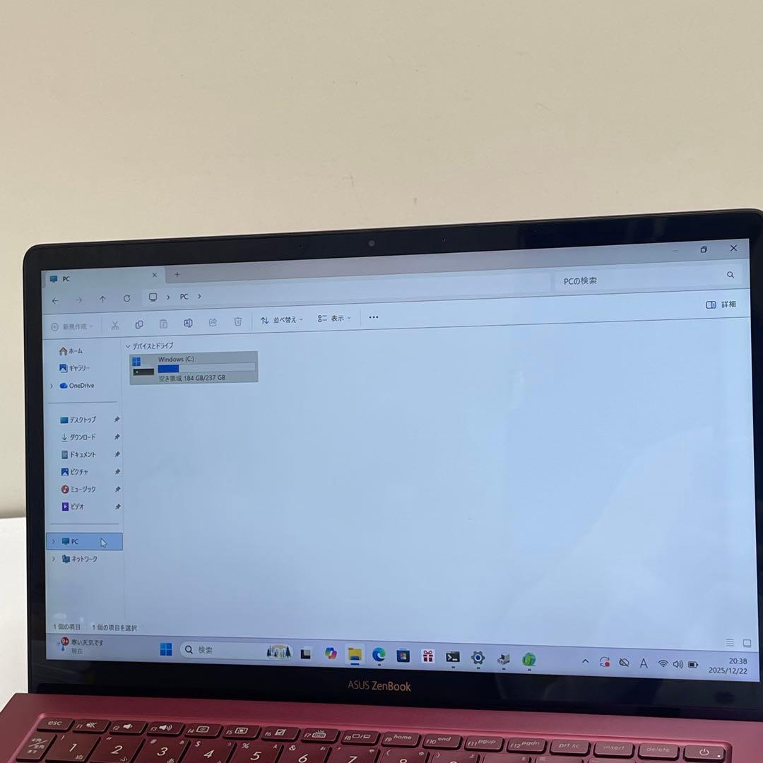 Windowsノート本体 #656 ASUS Zenbook UX391UA i5-8250U 8GB