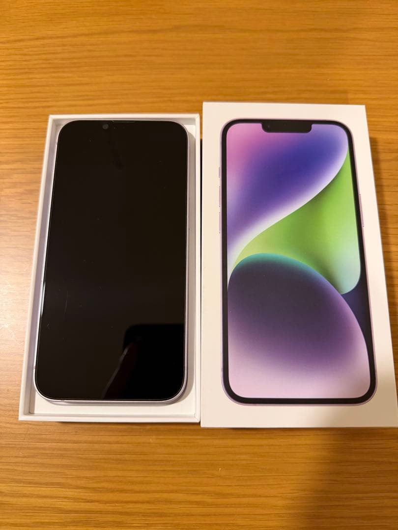 iPhone14 パープル　256GB 本体