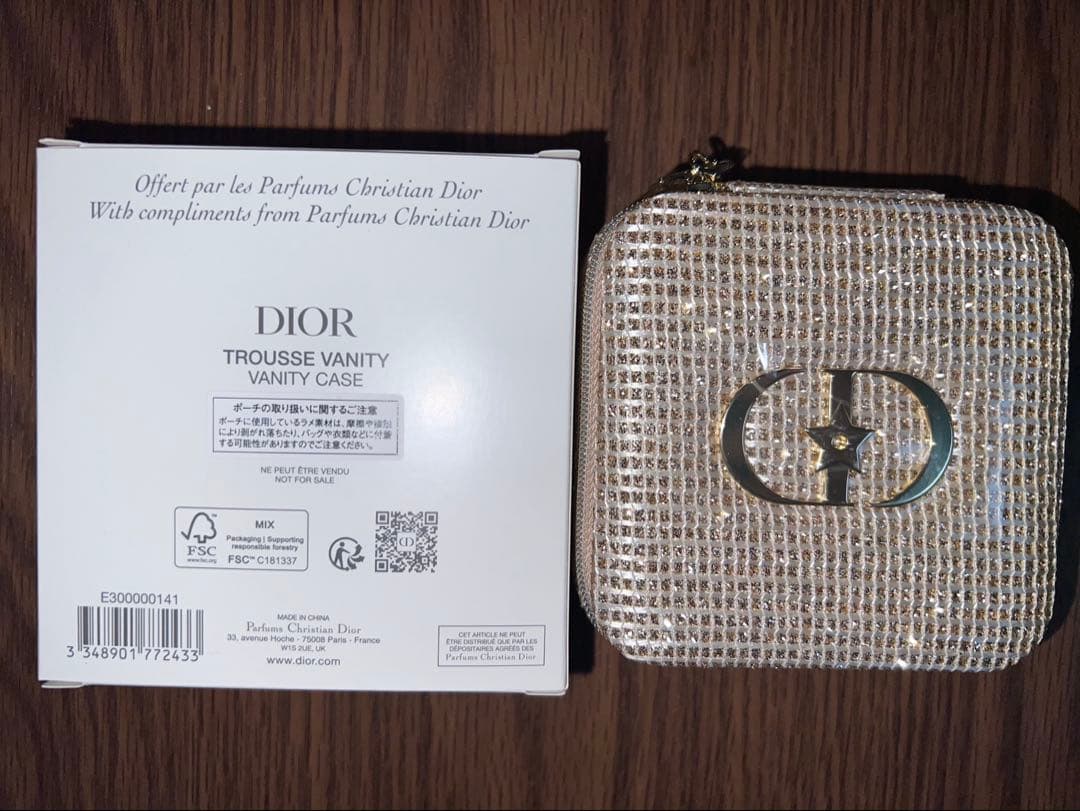 Diorジュエリーポーチスターモチーフヘアクリップセットシーズナルギフト ショッ