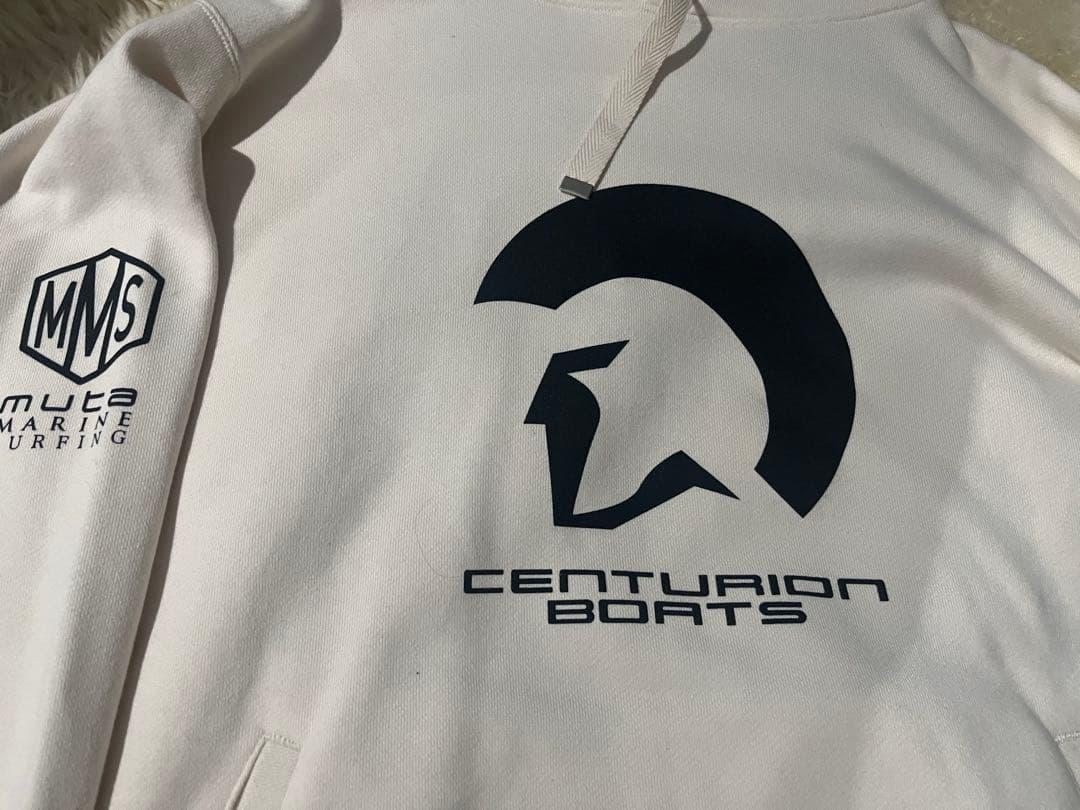 ムータマリン、CENTURION BOATS コラボパーカー ホワイト