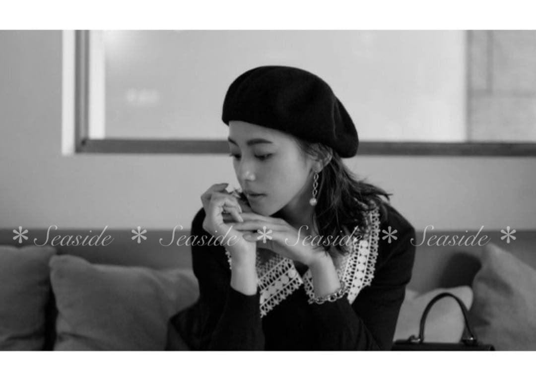 美品♡ジャスグリッティー　カーディガン　2way レース襟　アプワイザーリッシェ