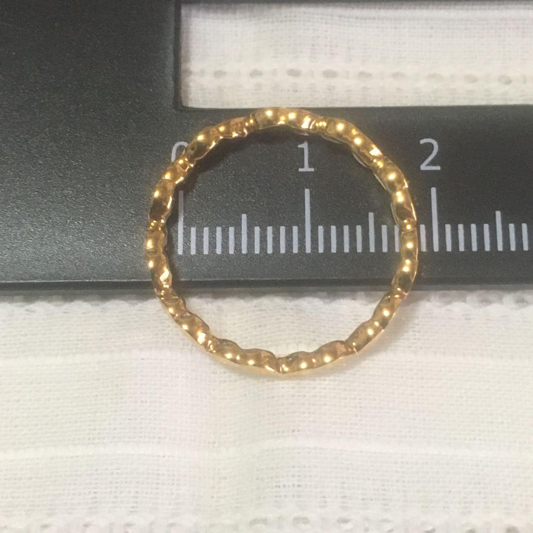 みー♪アルティーダウード モクマイ彫　リング　15号