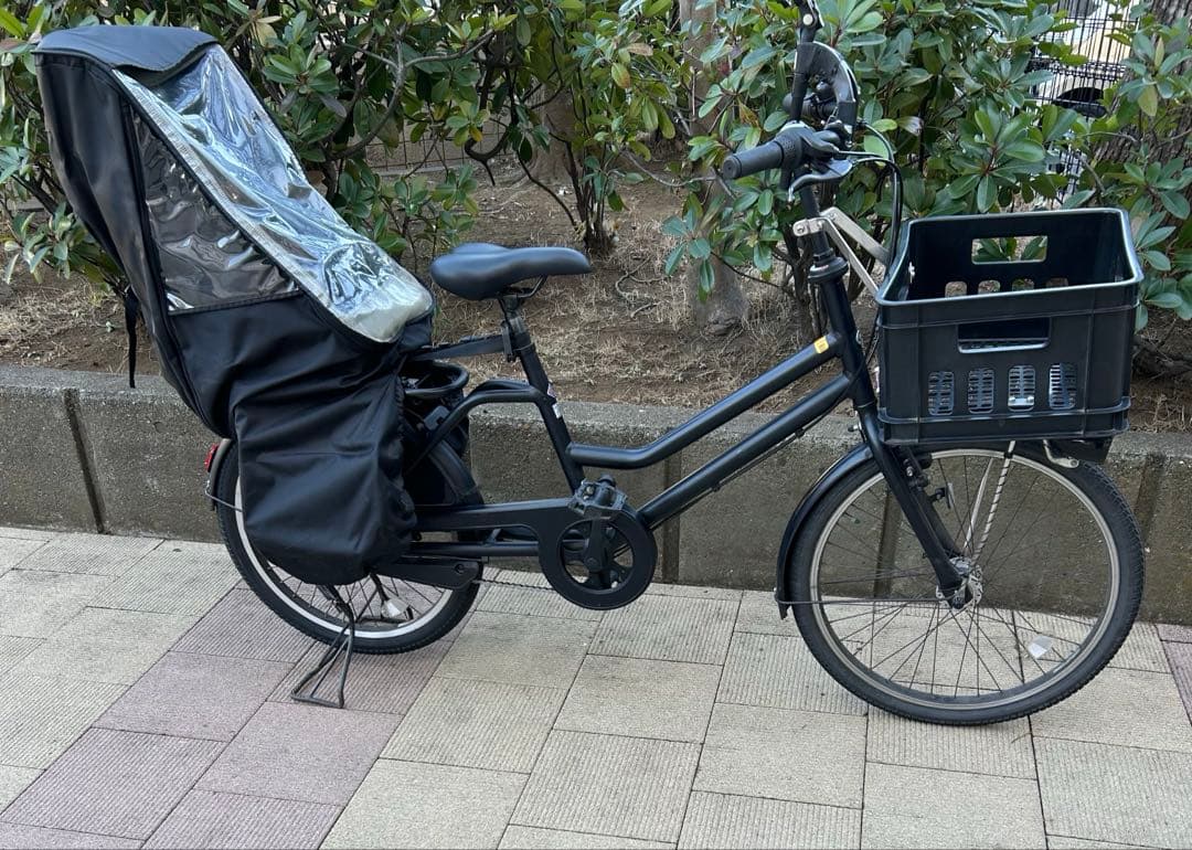 専用　ブリヂストン　トートボックス　ラージ　チャイルドシート付き　直接お引き渡し