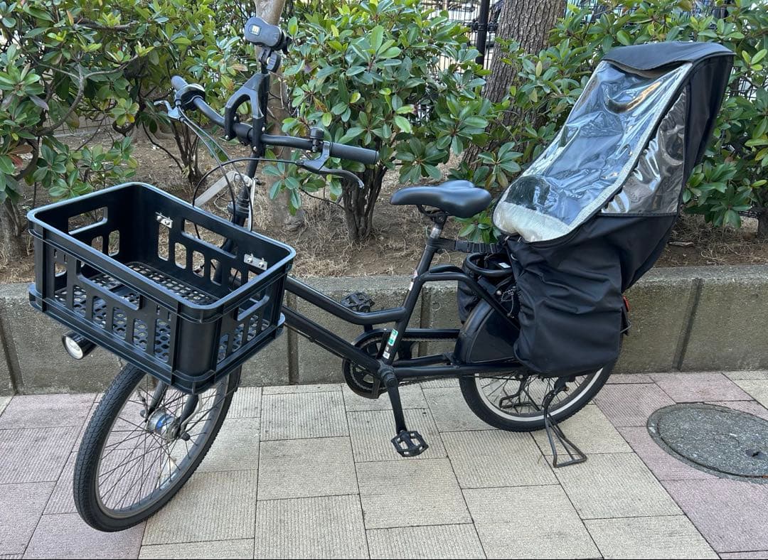 専用　ブリヂストン　トートボックス　ラージ　チャイルドシート付き　直接お引き渡し