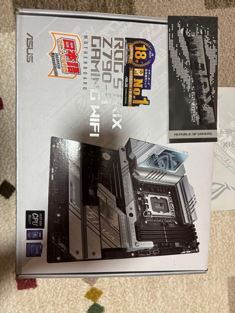 マザーボード Z790-A WIFI+i5 12600k+DDR5 32GB 6000Mhz