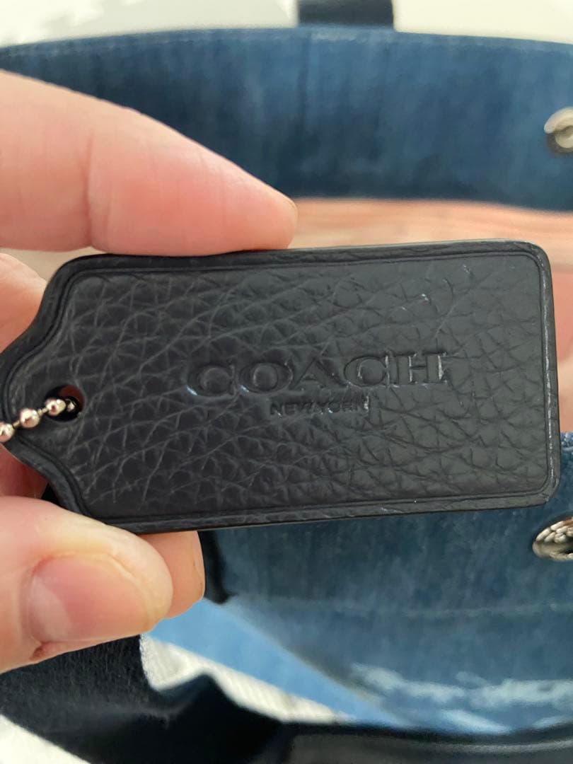 COACH デニム トートバッグ