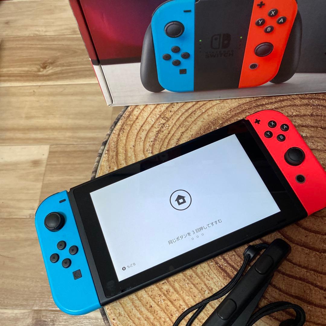 Nintendo Switch ニンテンドースイッチ本体　ネオン ⑥