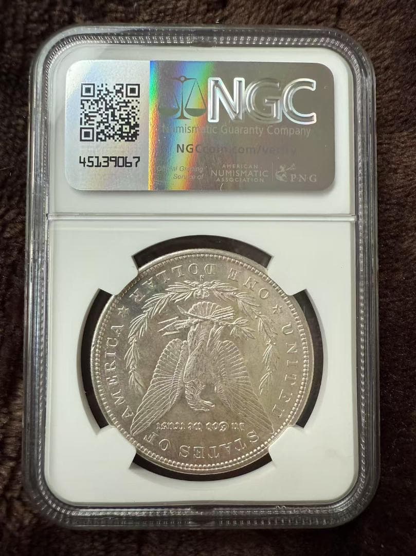 1879 S モルガン銀貨 UNC DETAILS