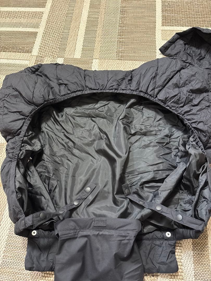 THENORTHFACEベビーブランケットダウン 抱っこ紐.ベビーカー【黒】