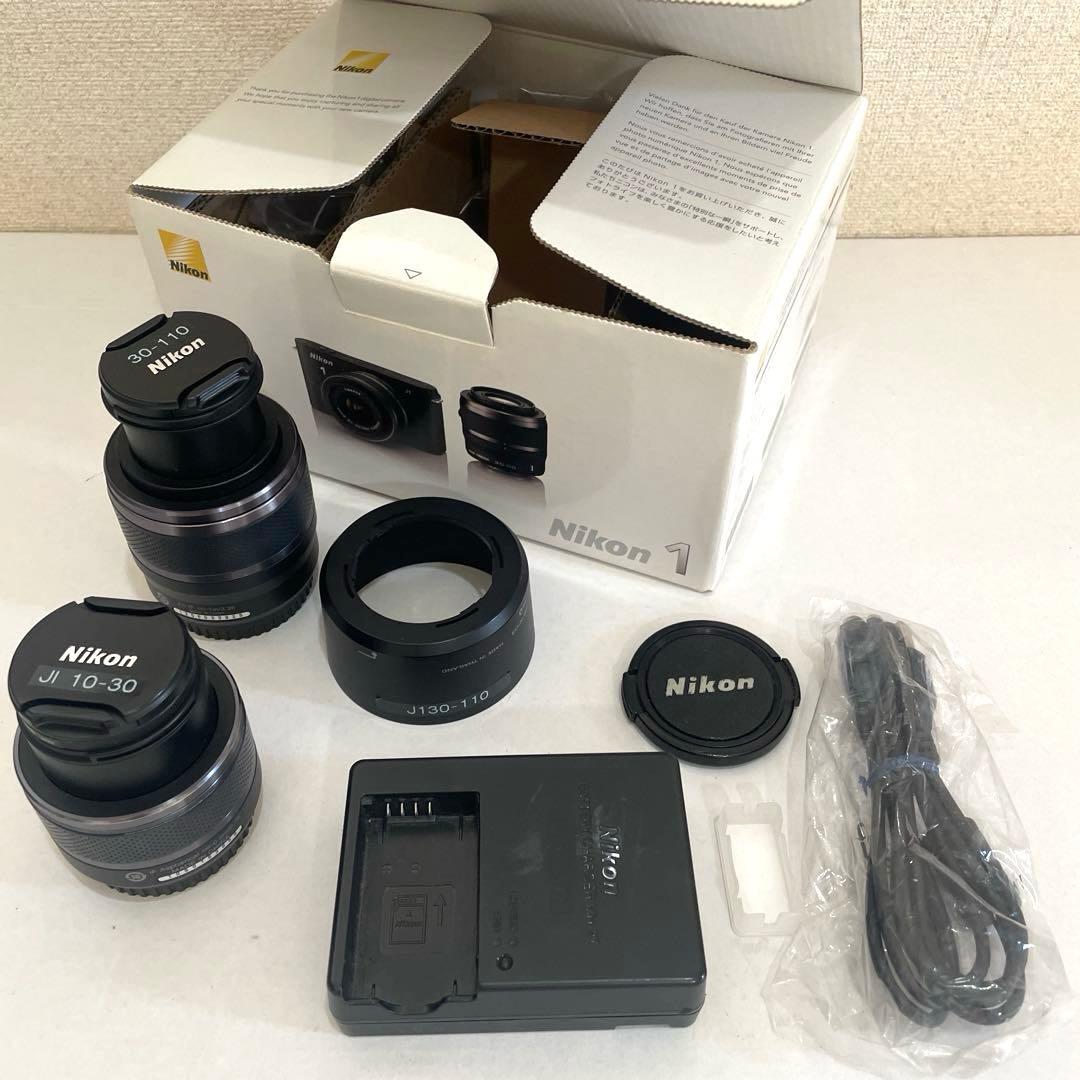 ニコンj1 ダブルレンズキット➕別売りアクセサリー、一式オーバーホール済