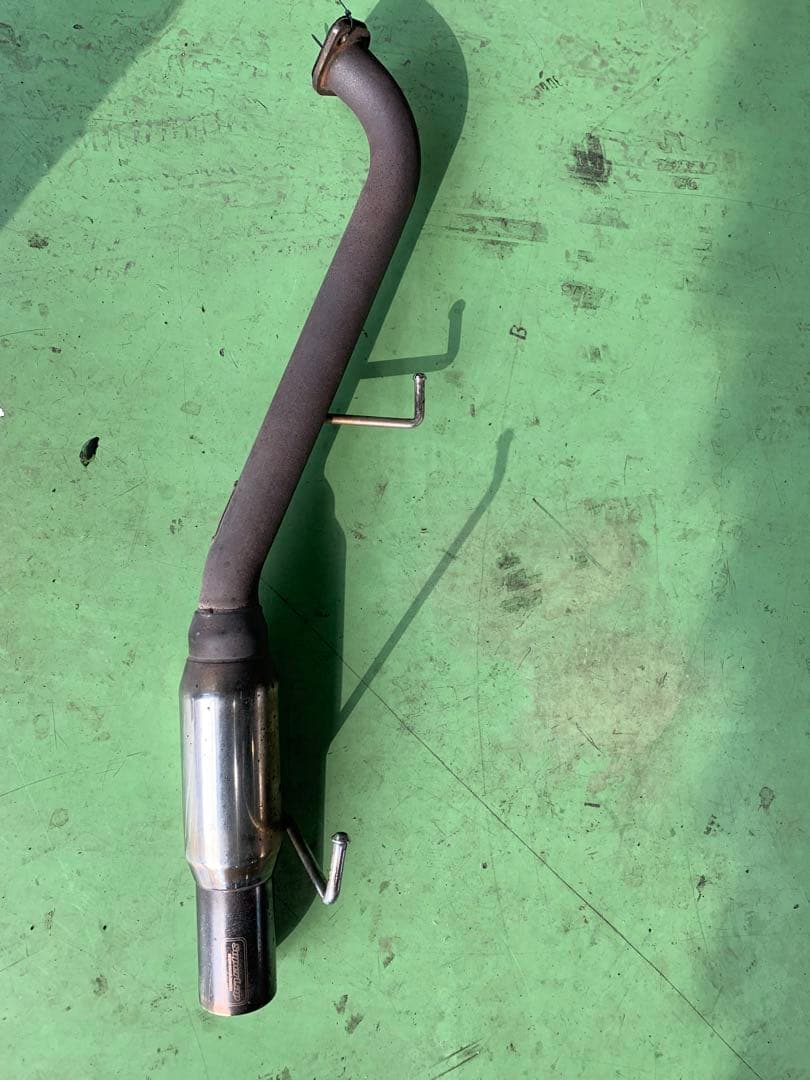 マーチ　AK12 スーパーラップ　リアマフラー