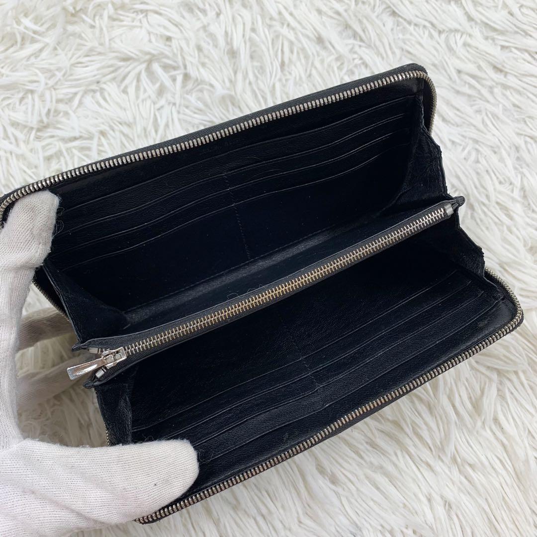 【✨希少✨】 バレンシアガ エブリデイ ラウンドファスナー 長財布 ブラック
