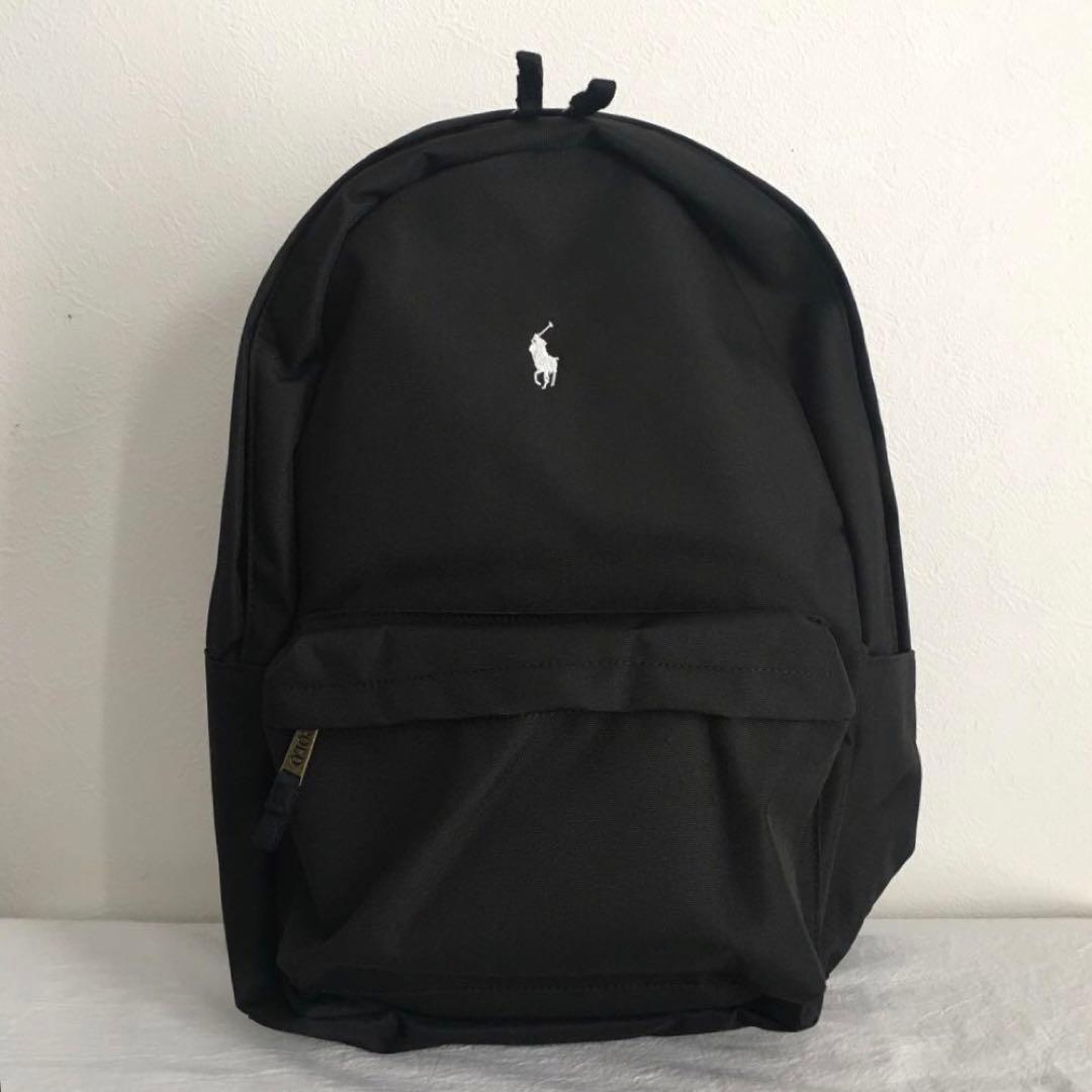 ラルフローレン リュックサック ブラック RALPH LAUREN A4対応