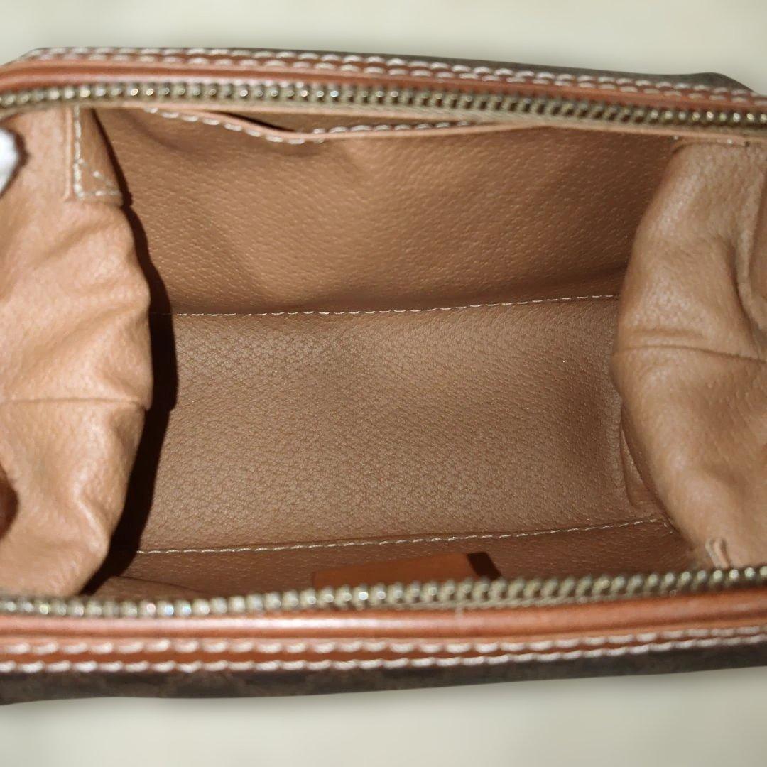 美品 CELINE セリーヌ マカダム柄 ポーチ