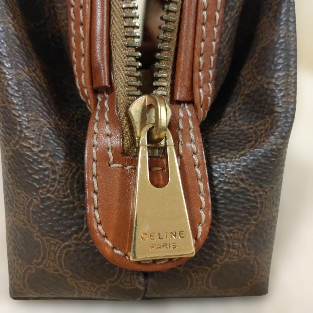 美品 CELINE セリーヌ マカダム柄 ポーチ