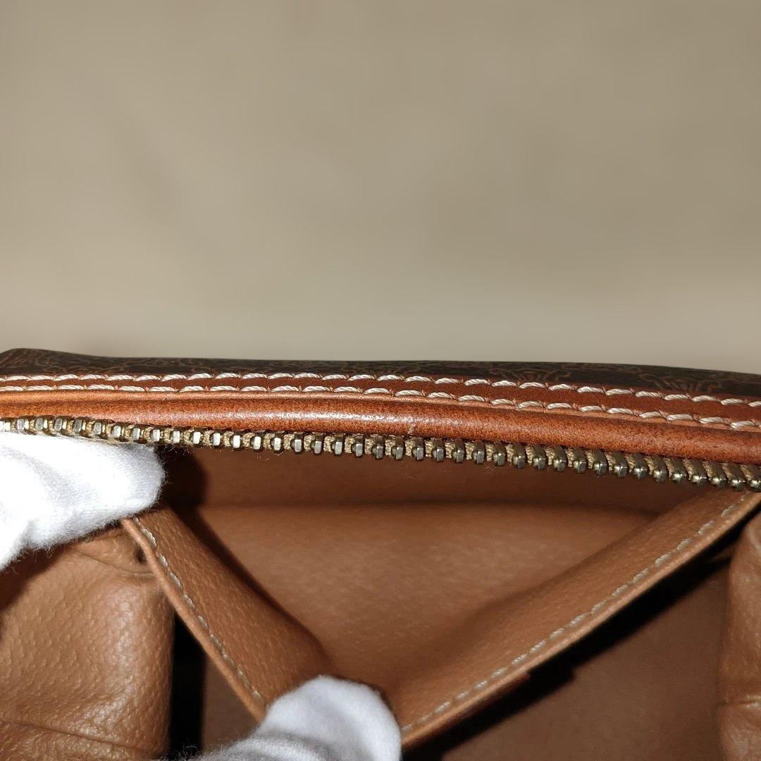 美品 CELINE セリーヌ マカダム柄 ポーチ