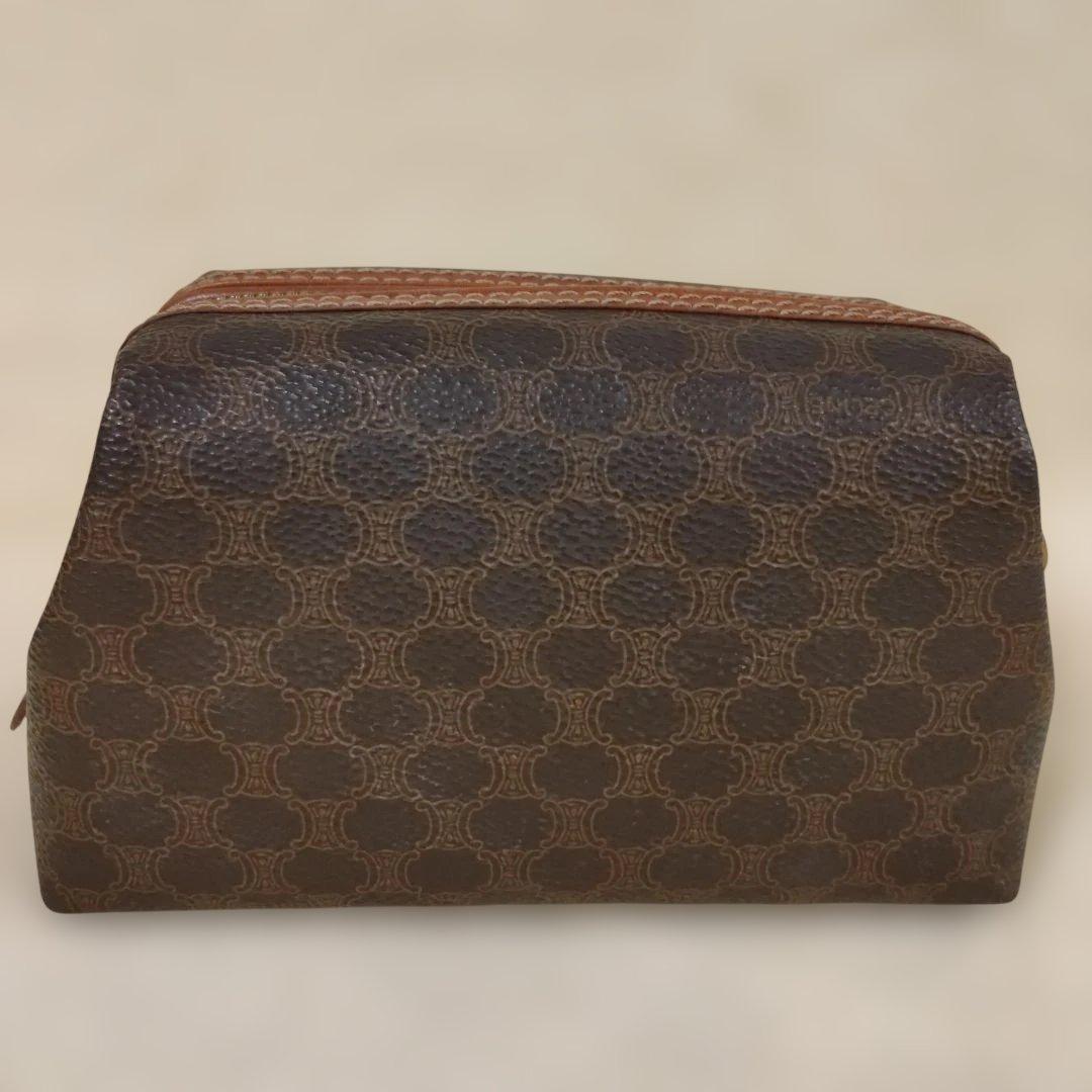 美品 CELINE セリーヌ マカダム柄 ポーチ