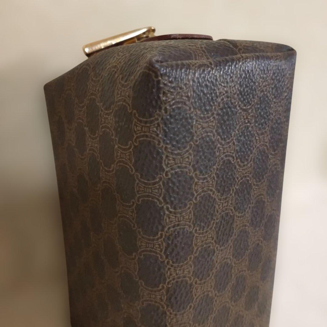 美品 CELINE セリーヌ マカダム柄 ポーチ