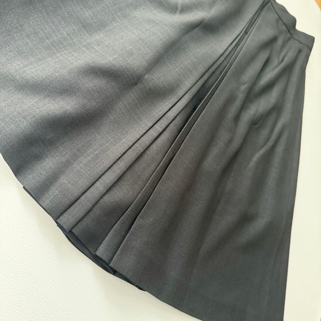 フォクシーニューヨーク　ワイドパンツ　プリーツスカート　ダークグレー　L