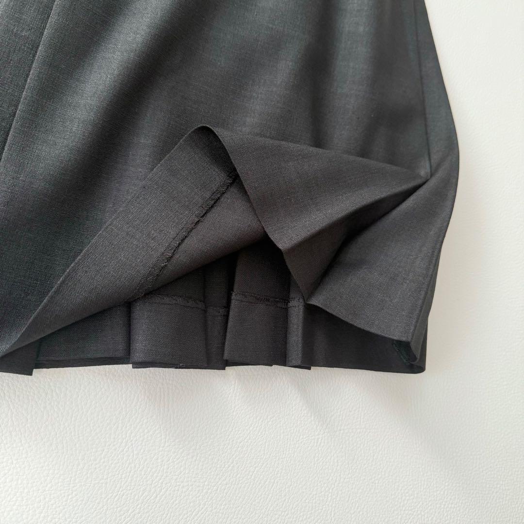 フォクシーニューヨーク　ワイドパンツ　プリーツスカート　ダークグレー　L