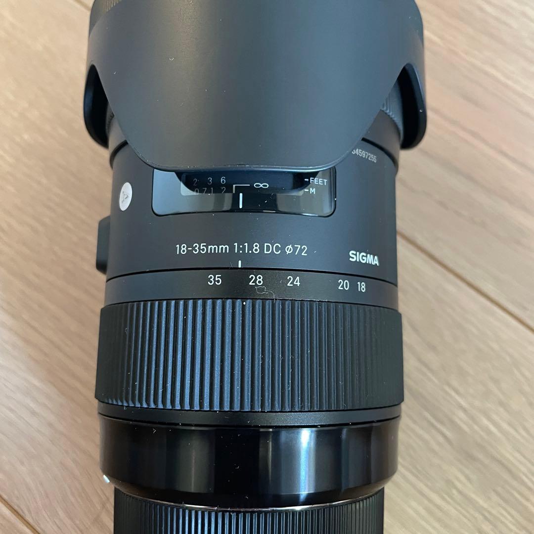 美品 SIGMA 18-35mm f/1.8 DC キャノンEFマウント シグマ