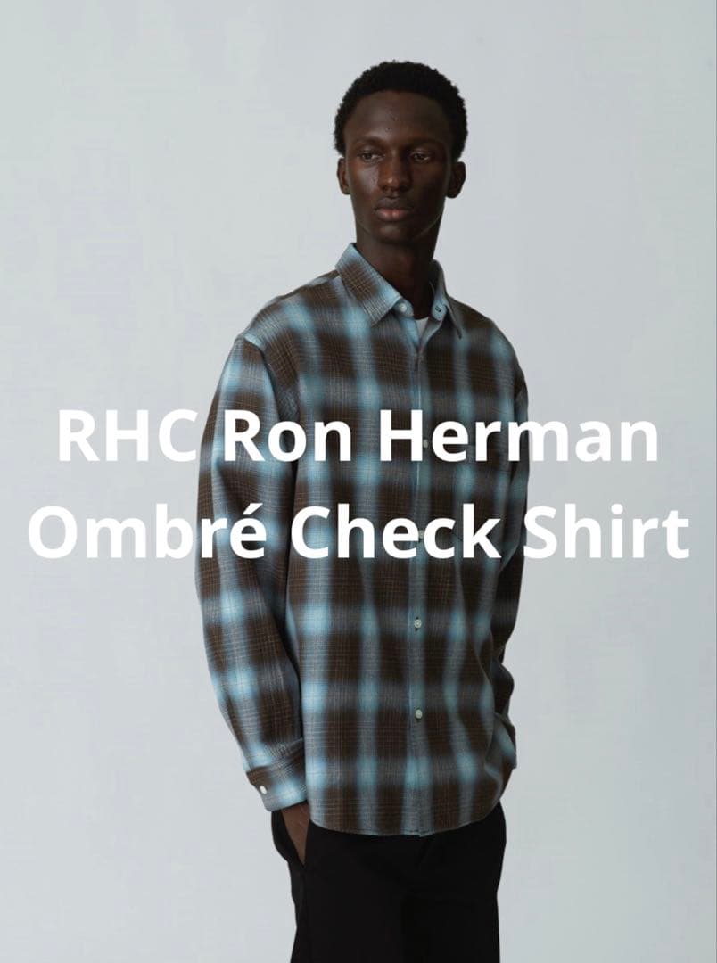 RHCロンハーマン オンブレチェックシャツ