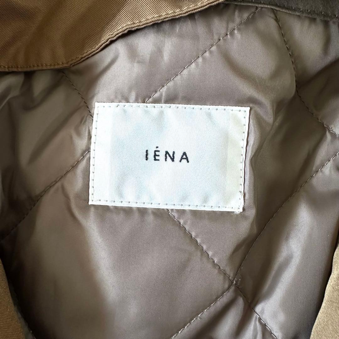 極美品♪イエナ 洗える C/Pフーデットコート ライナー付きモッズコート